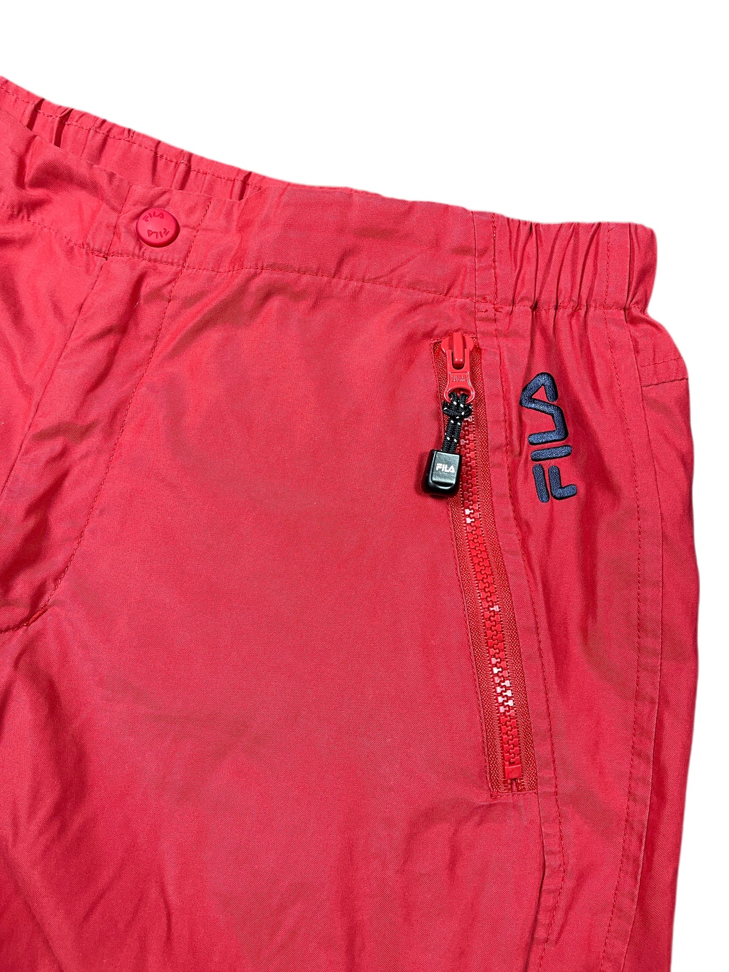 Y2k Fila Capri Sport Pants Red - L