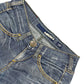 Y2k Miss Sixty Low Waist Flared Denim Pats Blue S