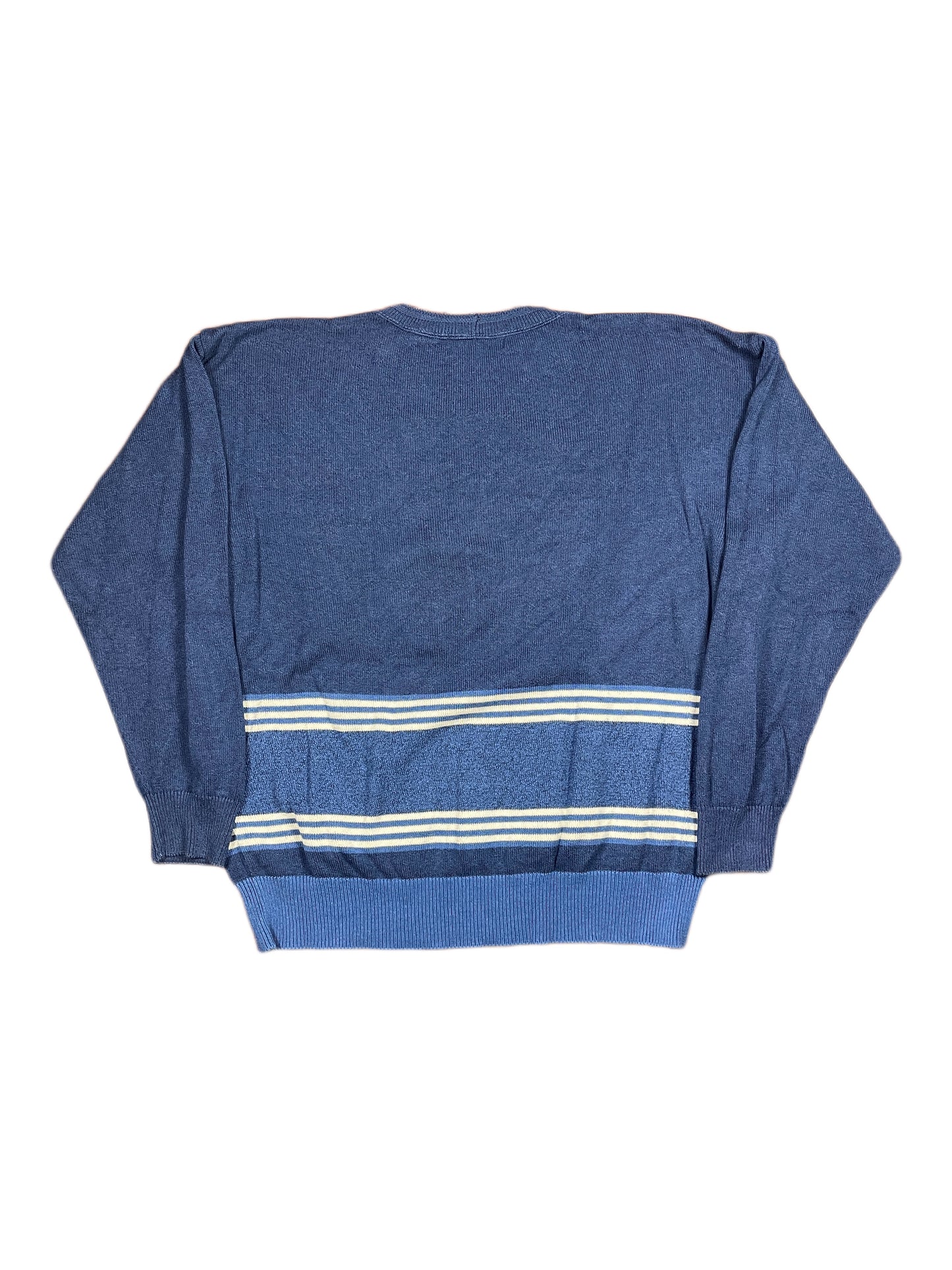 Vintage Iceberg 1991 Mickey Mouse Marina Knitted Sweatshirt Blue - L