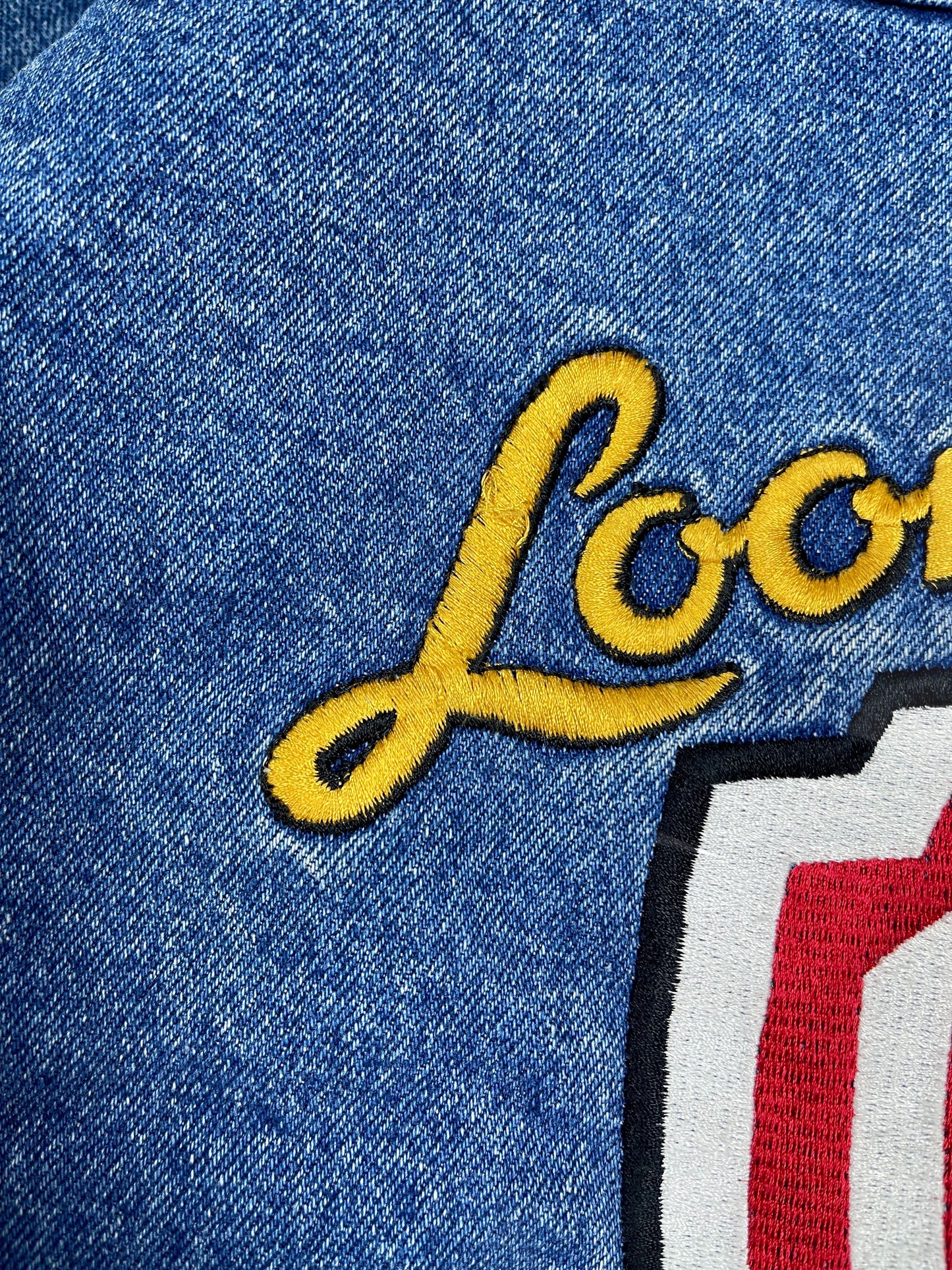 Vintage Looney Tunes 1990s Denim Jacket Blue - M/L