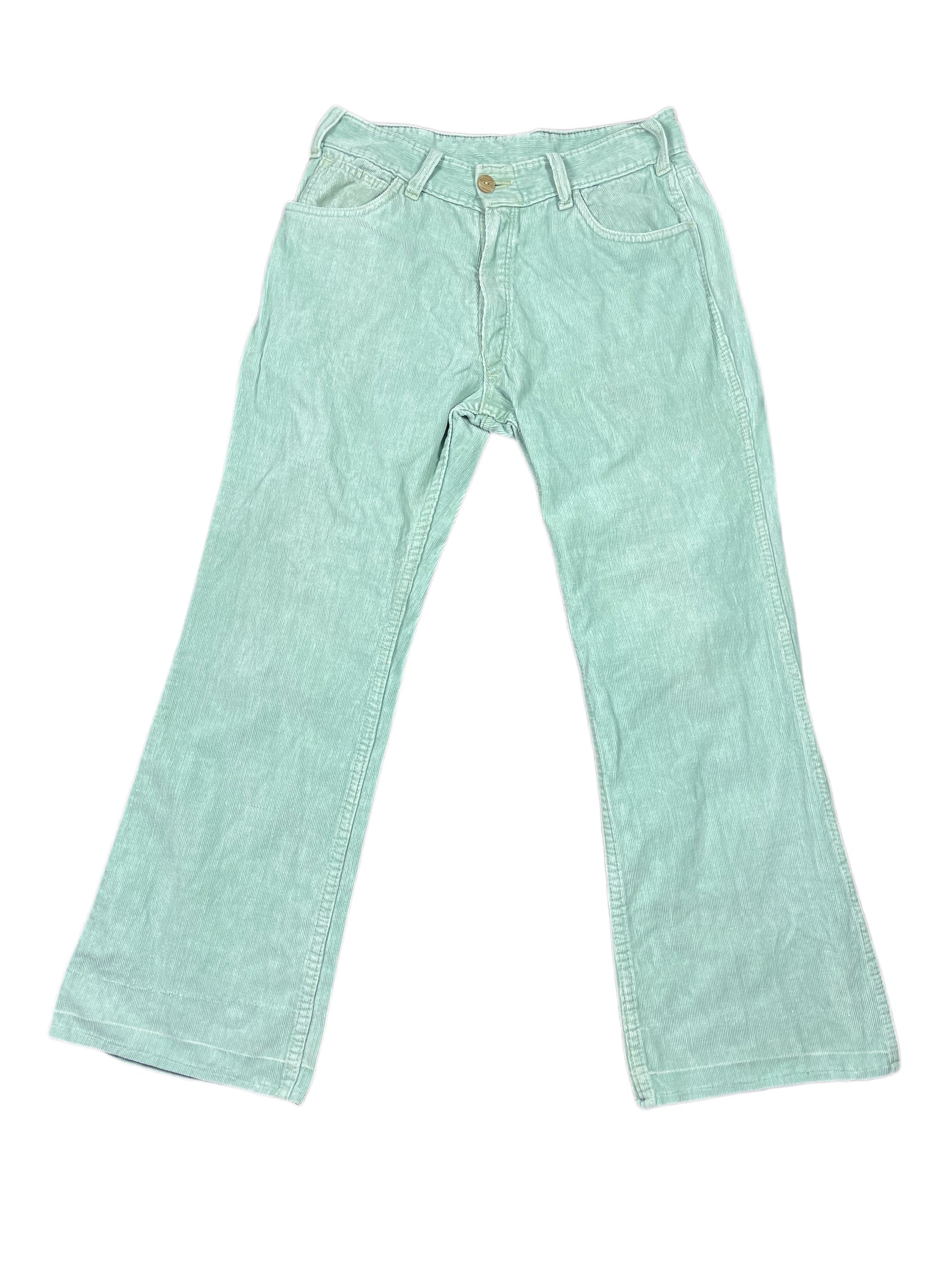 Vintage Lois COrduroy Pants Mint Green - S