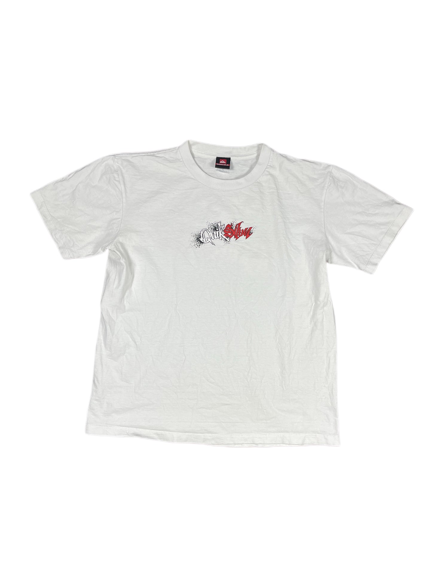 Y2k Quiksilver T-Shirt White - L