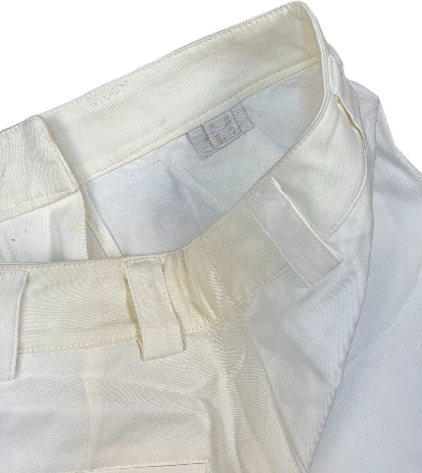 Bally Bermuda Shorts White Cotton Blend S