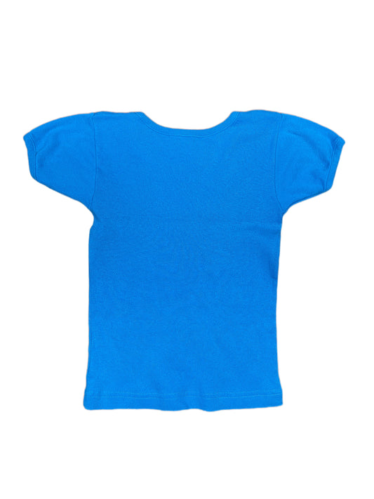 Vintage Expo 1998 Lisboa Short Sleeve Top Blue - XXS/XS