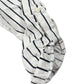 Pinko Short Sleeve Dress Striped White Black - S