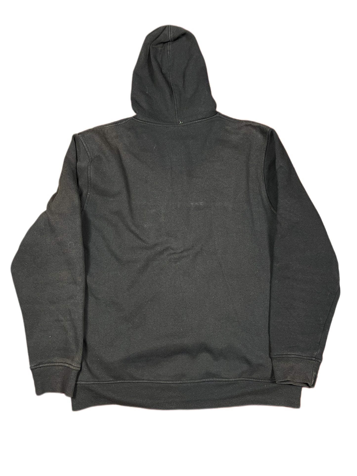 Y2k Billabong Zip Hoodie Washed Out Black - L