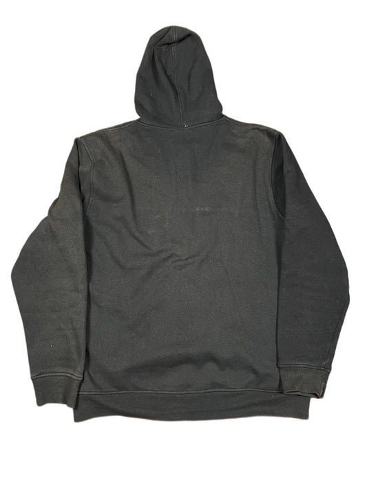 Y2k Billabong Zip Hoodie Washed Out Black - L