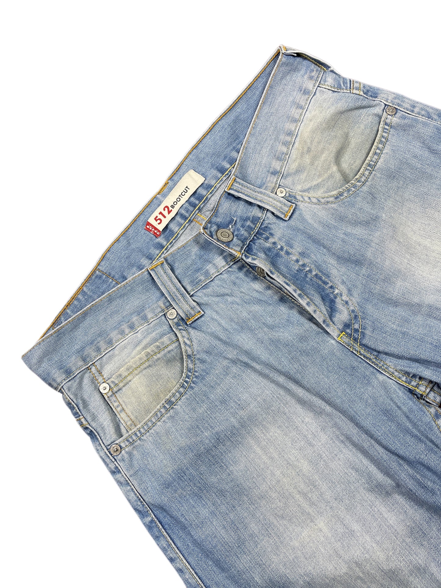 Y2k Levi´s 512 Bootcut Denim Pants Light Blue - S