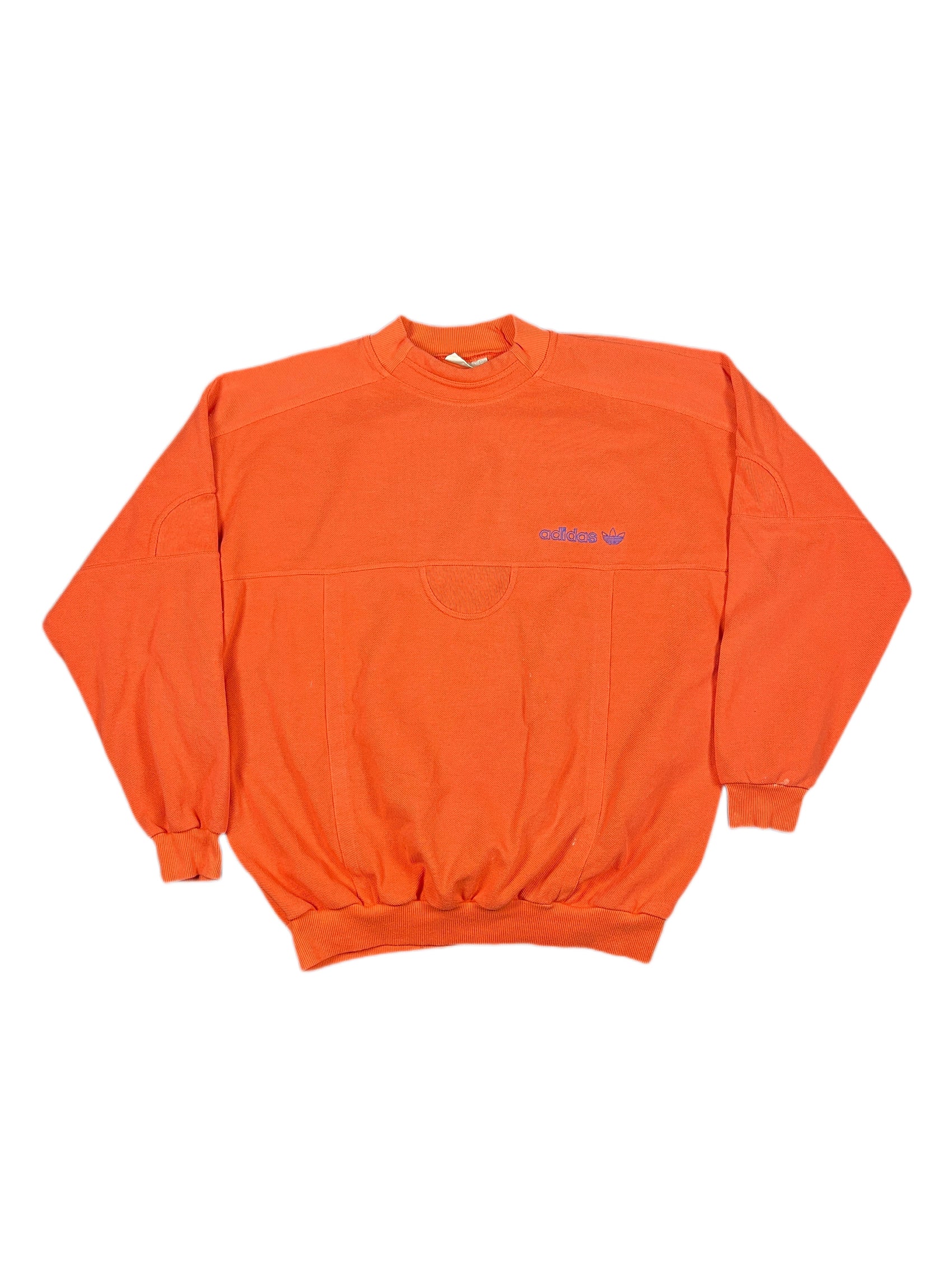 Vintage Adidas Sweatshirt Orange - XL/XXL