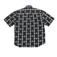 Vintage Full Gold Spain Short Sleeve Shirt Black - XL/XXL