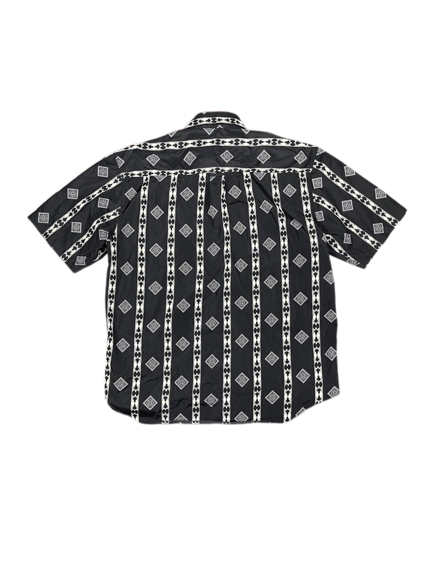Vintage Full Gold Spain Short Sleeve Shirt Black - XL/XXL