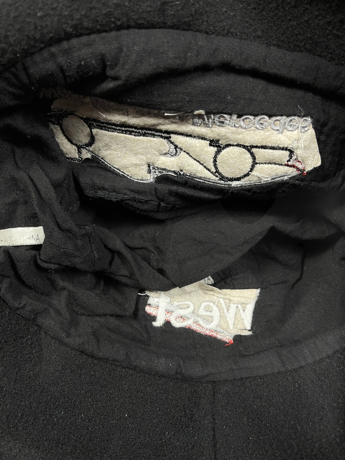 Vintage West MacLaren Mercedes Fleece Bucket Hat Black