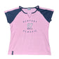 Y2k 2000s Reebok Short Sleeve Top Pink Navy - XXL