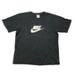 VIntage Nike 2000s T-Shirt Black Swoosh Spellout - XL