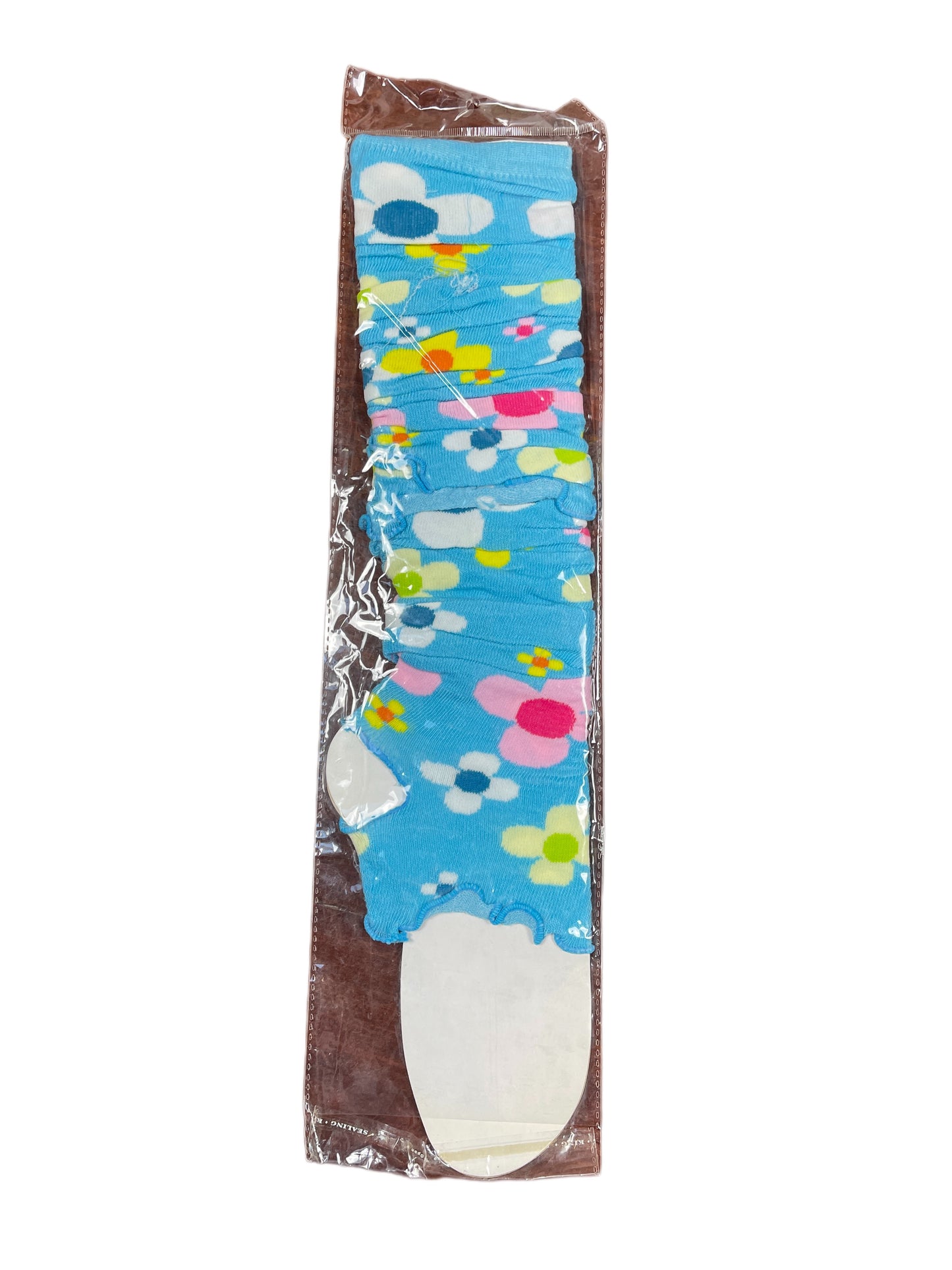 Y2k Tongyun Leg Warmers Blue Multicolor