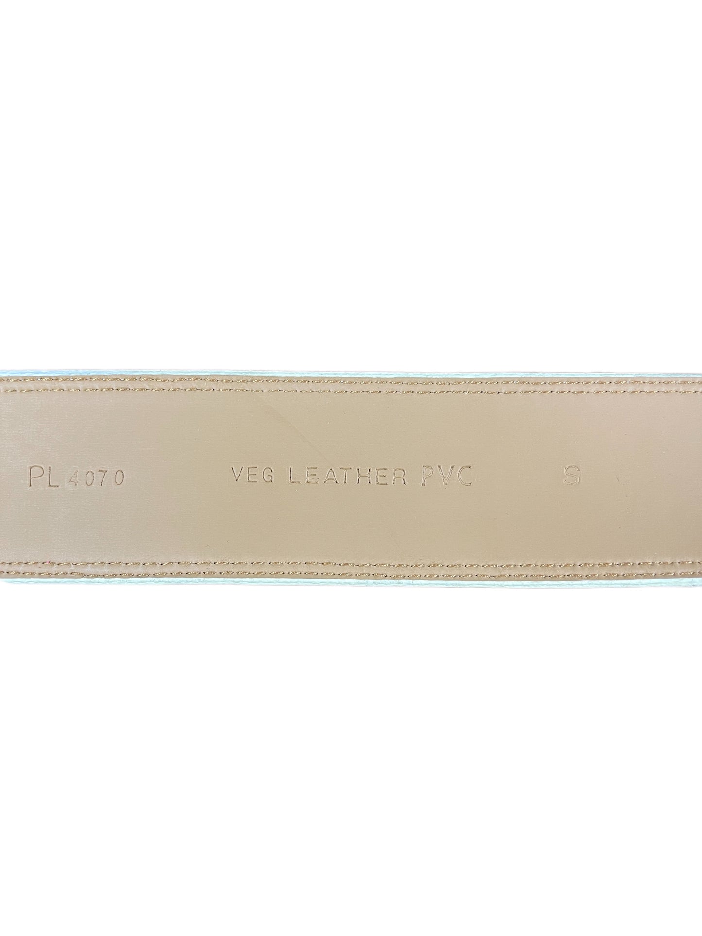 Y2k Playboy Plug Belt Creme Rose 2004