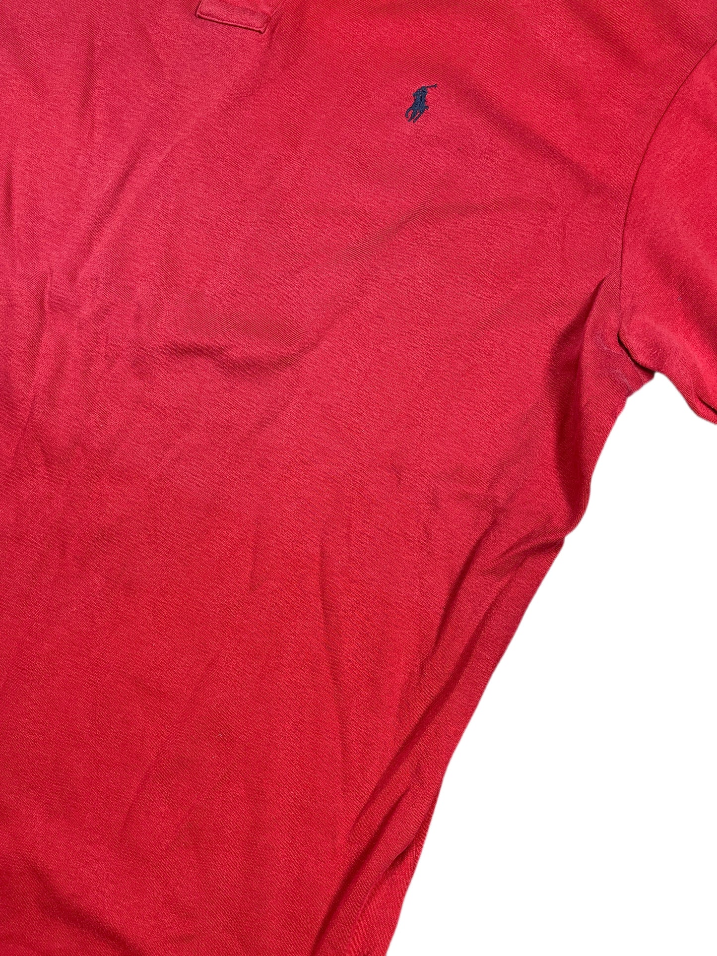 Vintage Polo Ralph Lauren Polo Shirt Red - XL