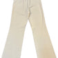 Vintage Tintoretto Flared Pants Beige Polyester Blend XS
