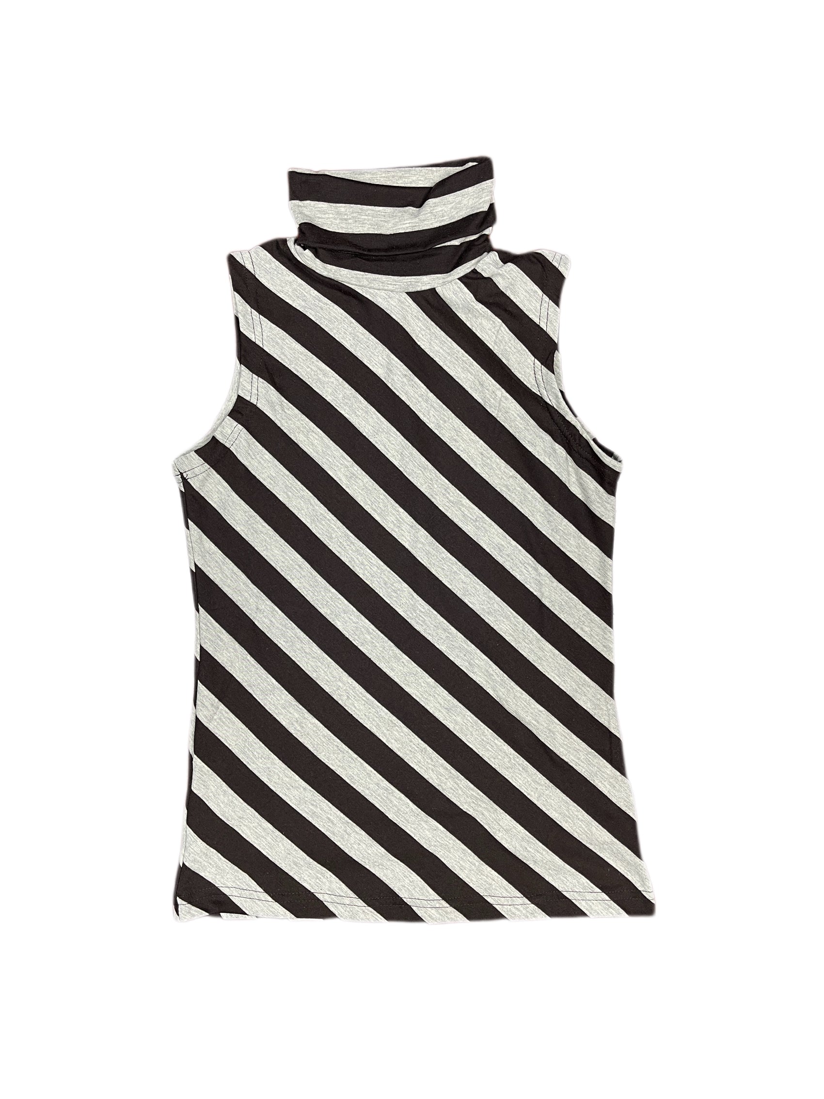 Y2k BbG Sleeveless Top Gray Black - M