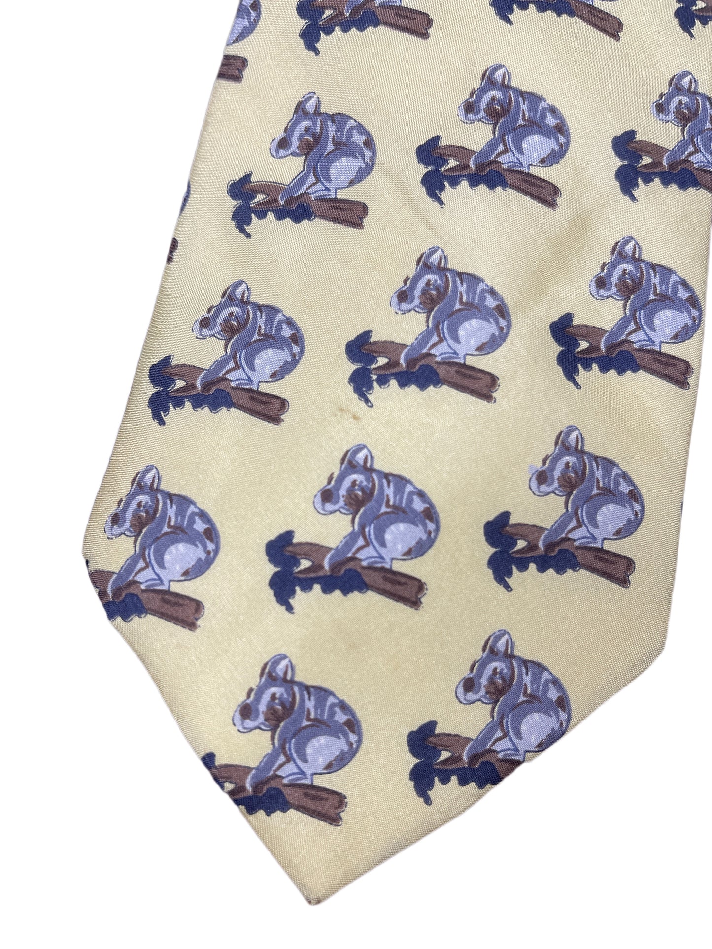 Vintage Koala Tie Beige