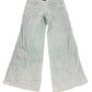 Y2k Motor Low Waist Flared Corduroy Pants Turquoise - S/M