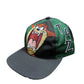 Vintage Warner Bros 1996 Tasmanian Devil TAZ Looney Tunes Cap Green Black