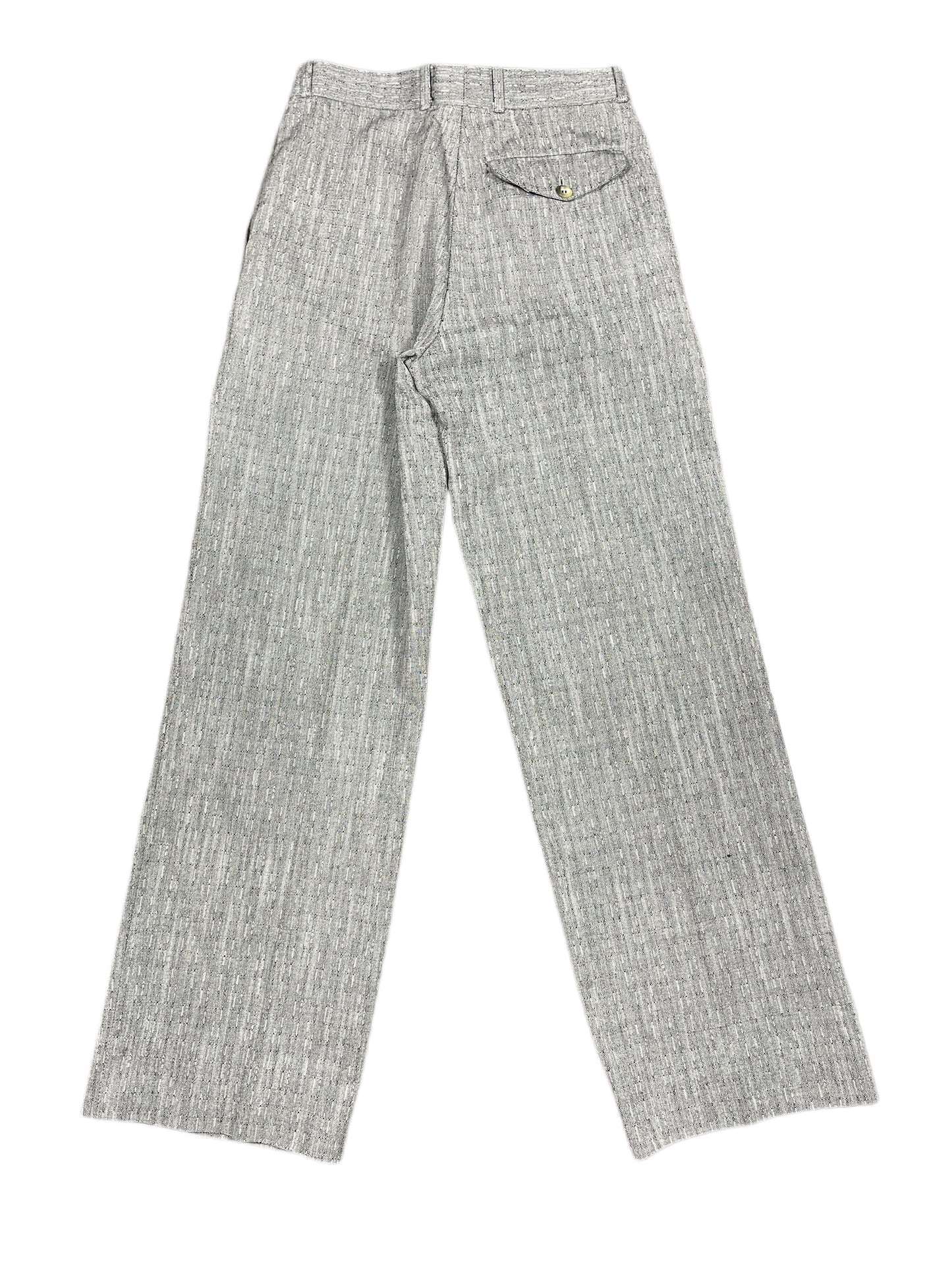 Vintage Buck Bootcut Cloth Pants Gray - S