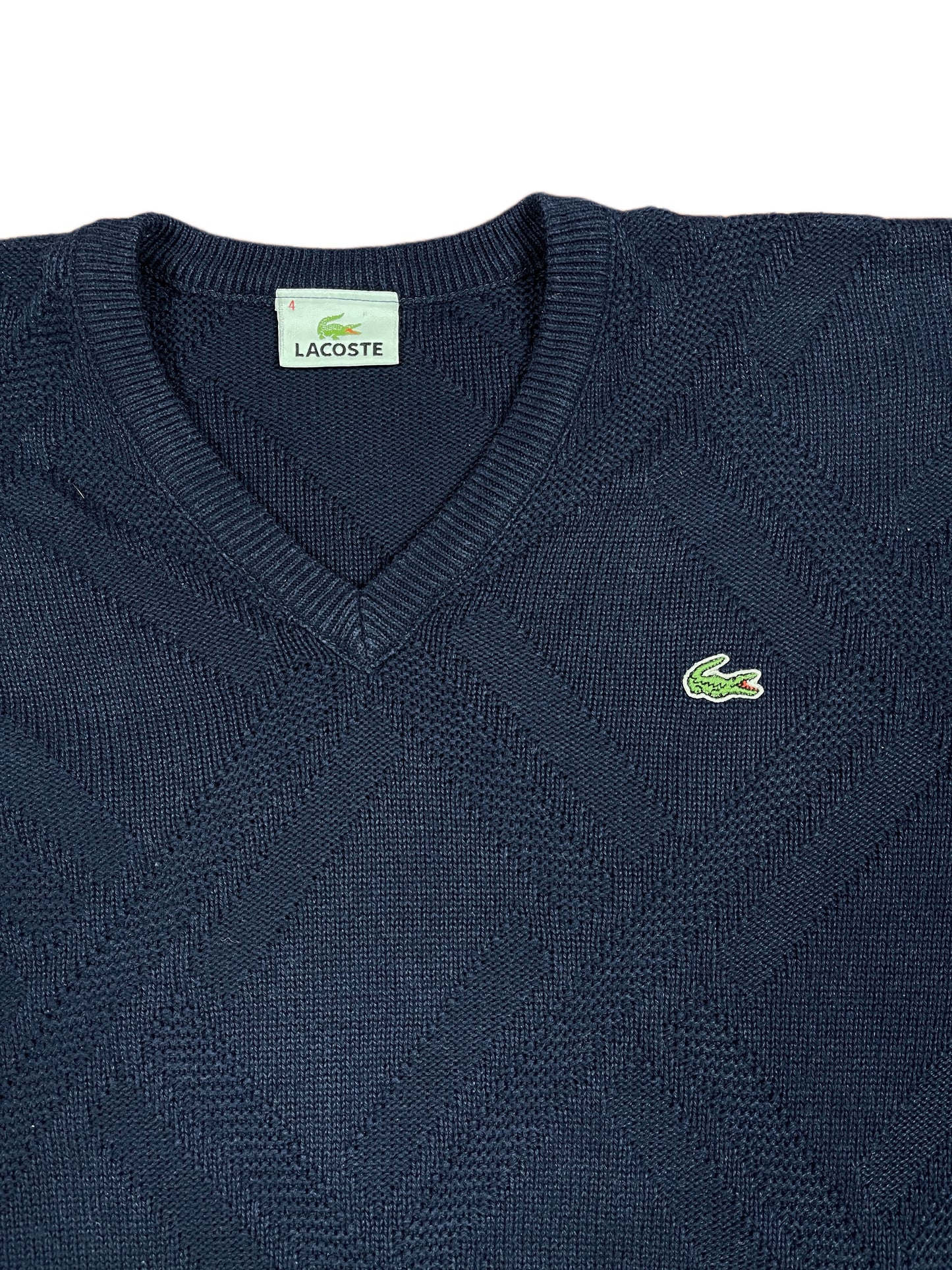 Lacoste Knitted Sweatshirt Navy L