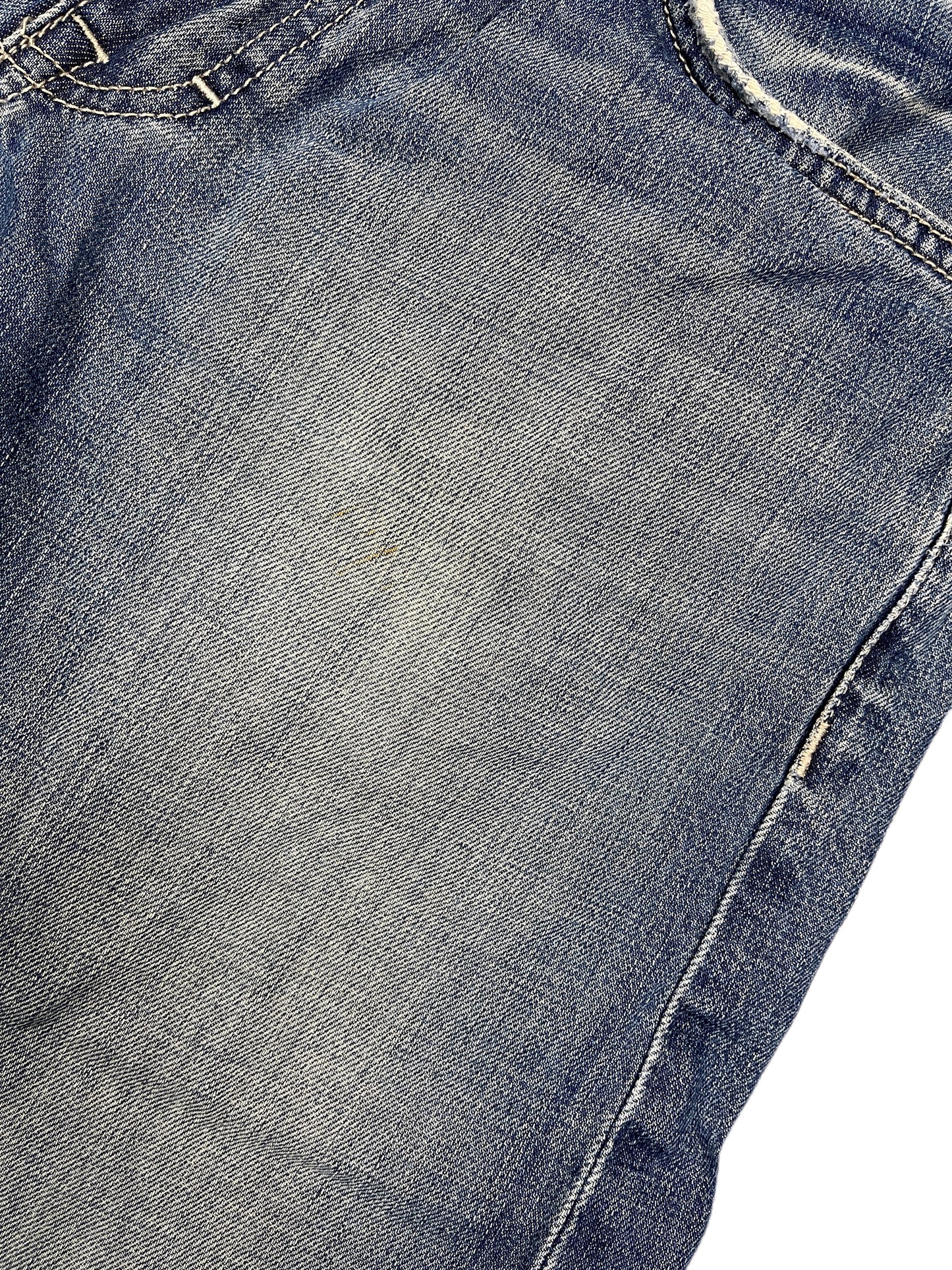 Y2k Mustang Low Waist Bootcut Denim Pants Blue - M