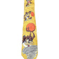Vintage TAZ 1996 Space Jam Looney Tunes Warner Bros Tie Basketball Gold
