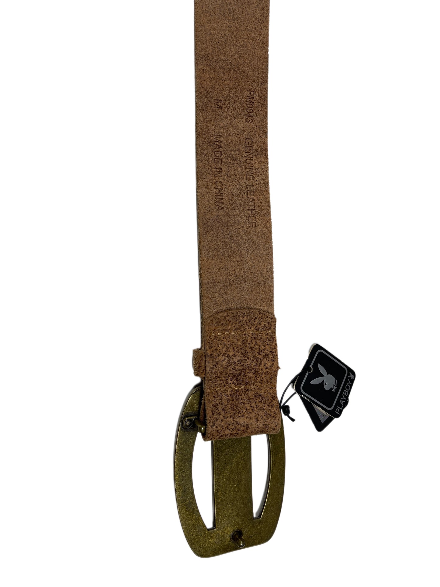Y2k Playboy Leather Belt Brown 2007