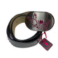 Y2k Playboy Belt Black Pink 2004
