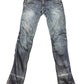 Y2k G-Star Low Waist Opium Skinny Denim Pants Blue - M/L