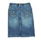 Y2k Cecilia Classics Denim Skirt Blue - S