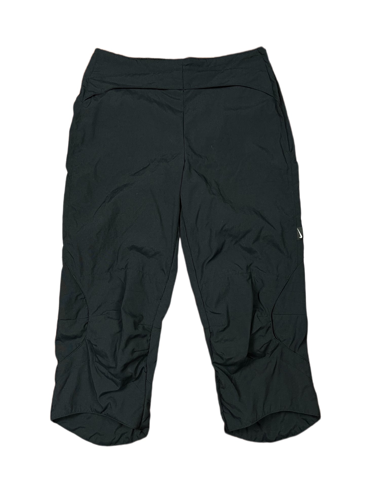 Y2k 2000s Nike Capri Sport Pants Black - S