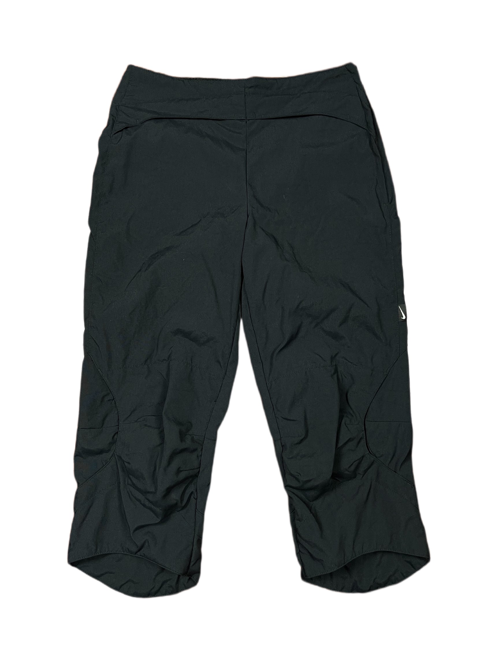 Y2k 2000s Nike Capri Sport Pants Black - S