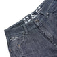 Y2k Disset & Design Bootcut Denim Pants Blue - M