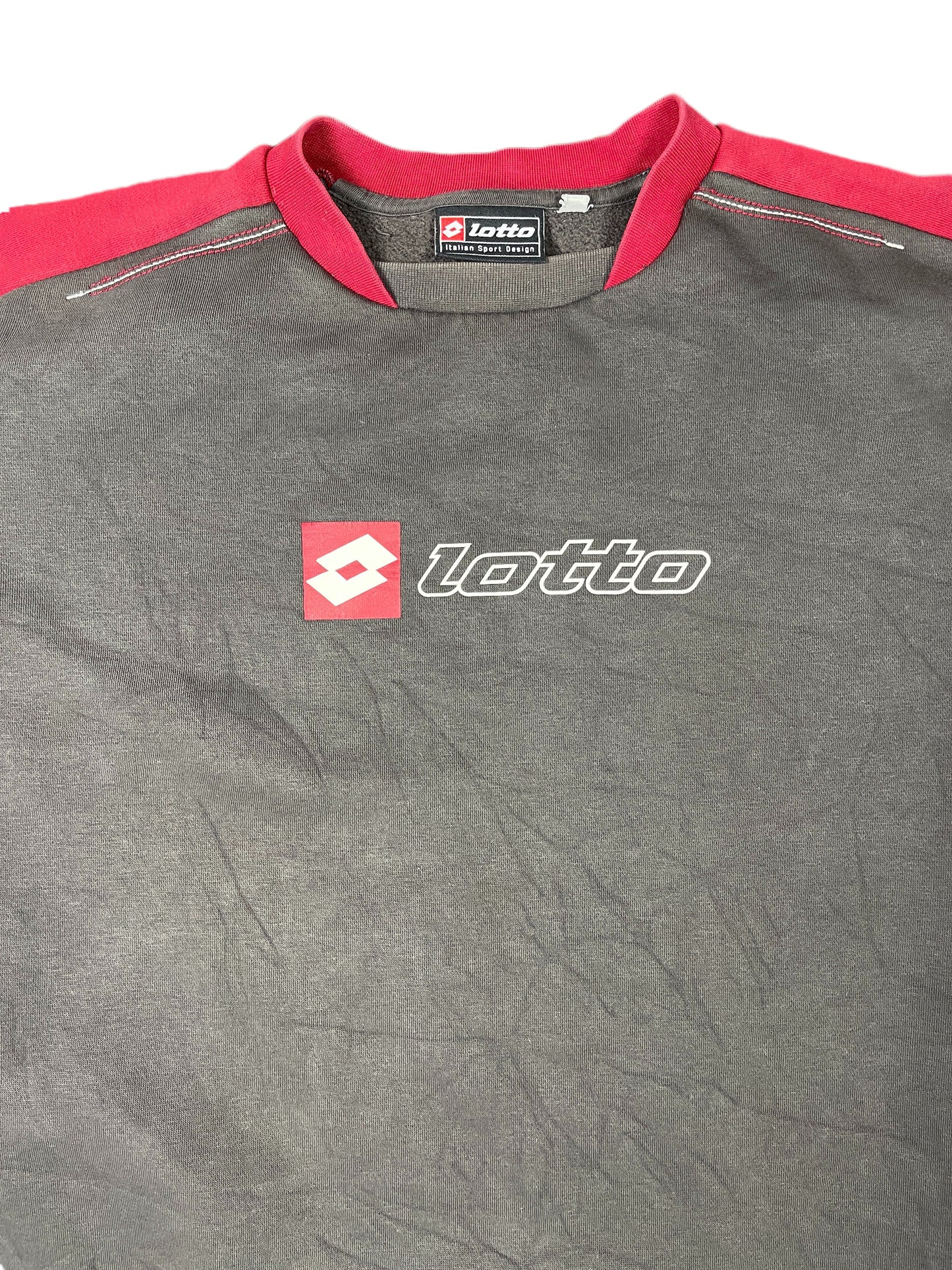 Vintage Lotto Sweatshirt Brown - XXL