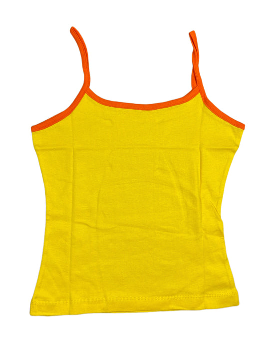 Vintage Cola Cao Sleeveless Top Yellow - M