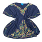 Tridagna Poncho Long Sleeve Top Navy - L