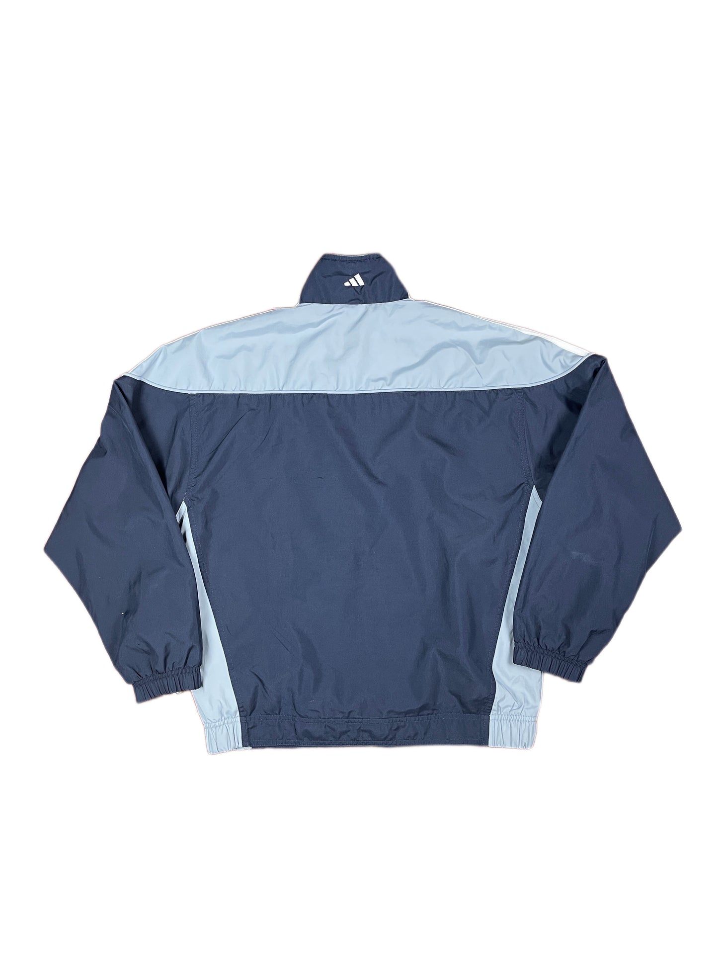 Vintage 2003 Adidas Track Jacket Navy Gray - XS