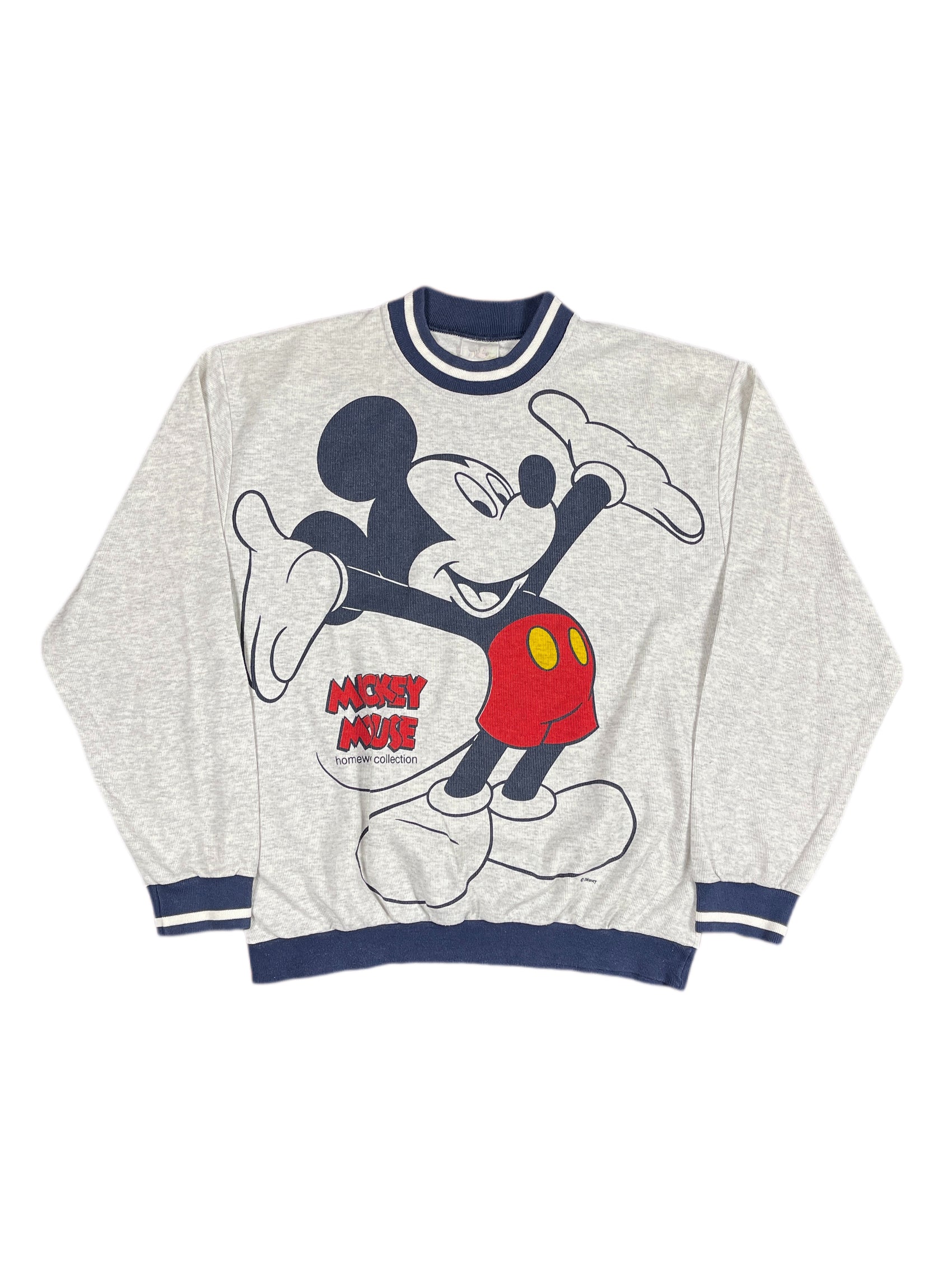 Vintage Mickey Mouse Massana Sweatshirt Gray - S
