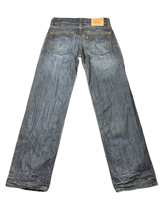 Y2k Levi's 509 Denim Pants Blue - XS