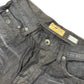 Y2k Energie Slim Fit Denim Pants Black - S/M