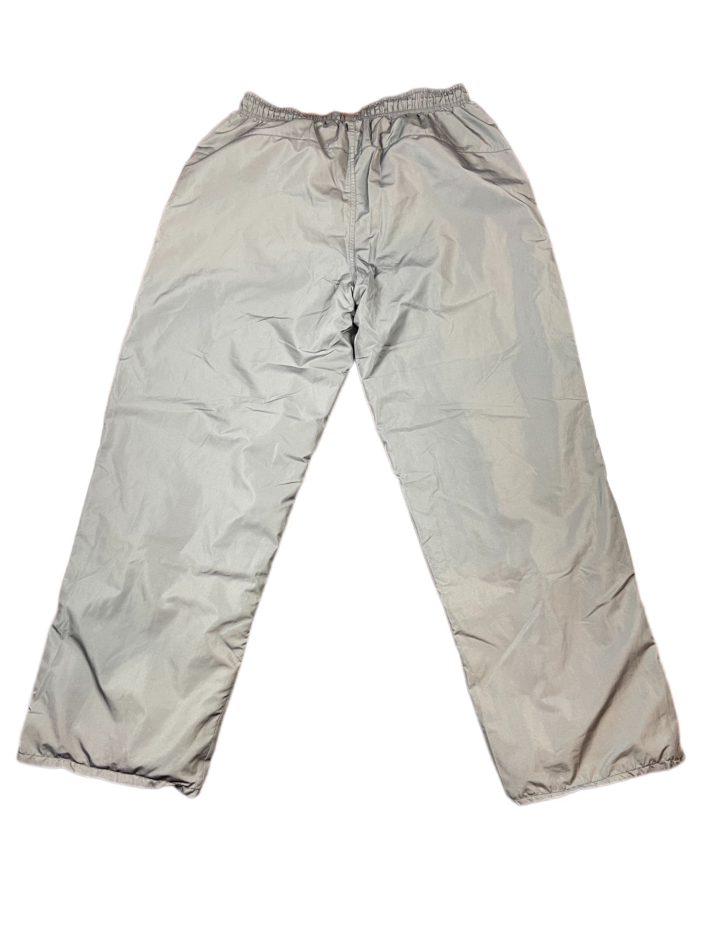 Y2k Reebok Bootcut Sport Pants Gray - L