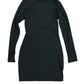 Y2k Divided H&M Long Sleeve Dress Black - S
