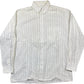 Vintage Mckay Shortsleeve Shirt Off White Cotton M