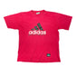 Vintage 90s Adidas Equipment T-Shirt Red - XL