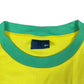 Y2k Fishbone Brasil Tank Top Yellow - M