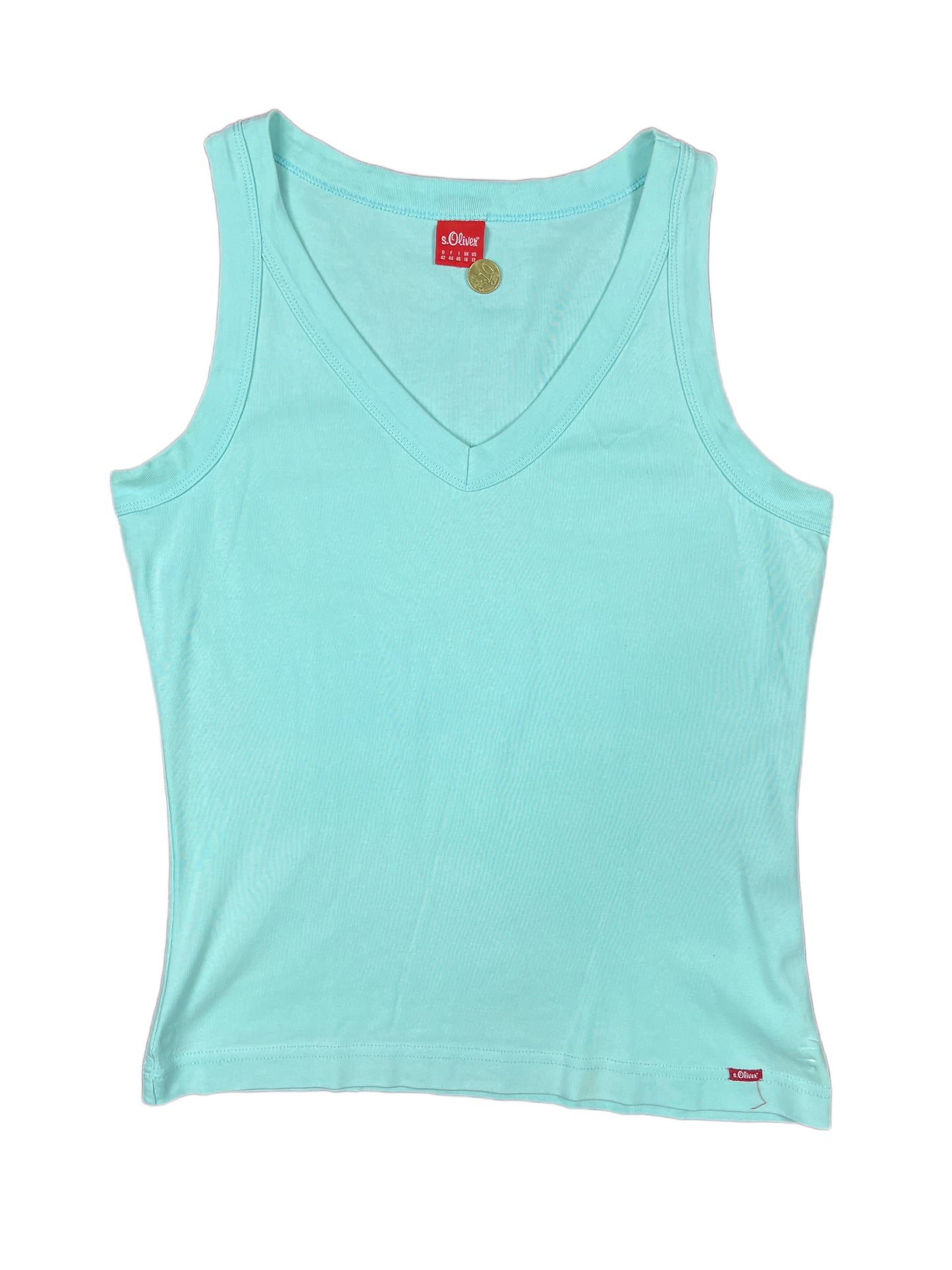 S.Oliver Sleeveless Top Turquoise - XL